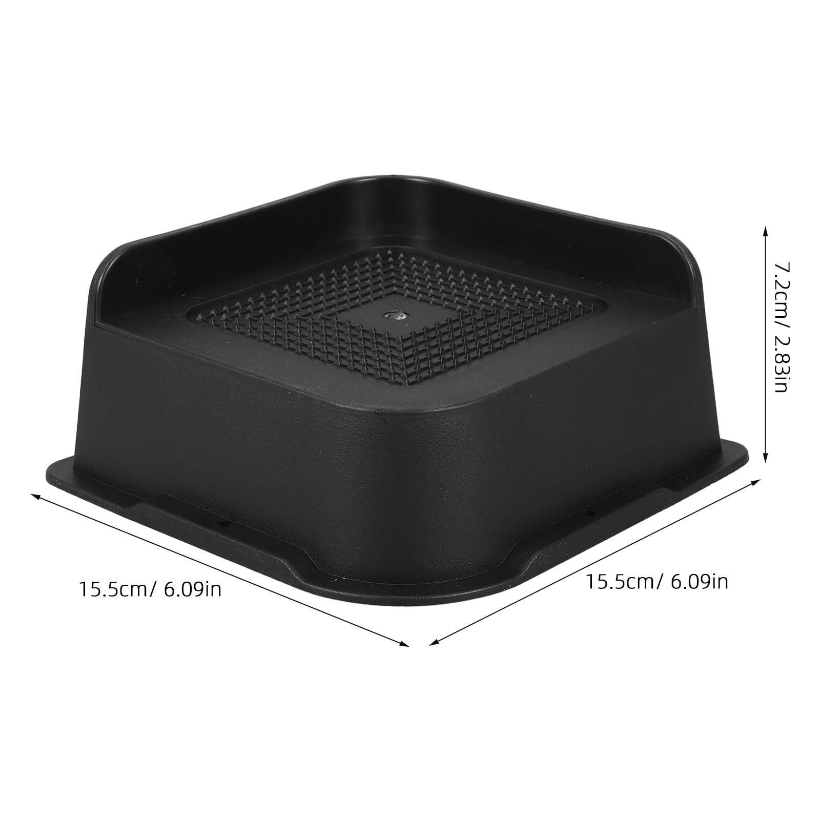 PRETYZOOM 4 Piezas Tacos Goma de para Base Antideslizantes Muebles Elevadores con Protección y Aumento de Altura Seguro y Estable para Patas de Cama Sofá Mesa