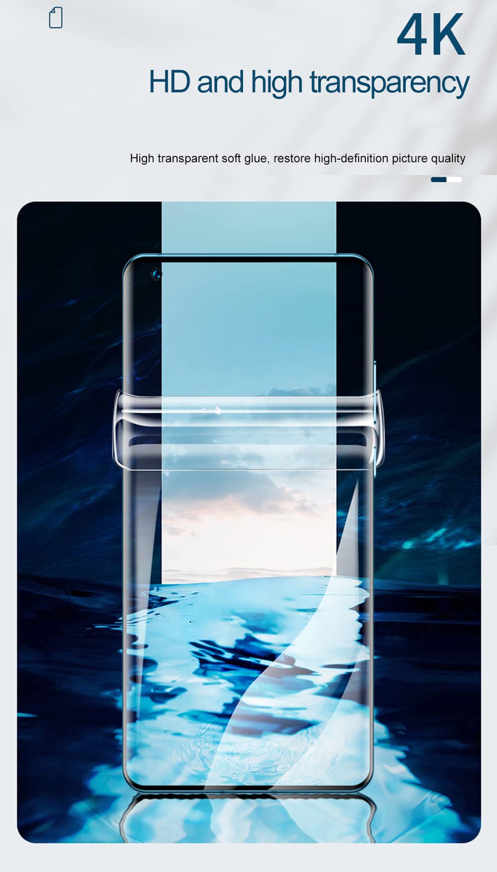 Cubierta Completa De Película De Hidrogel Suave Para Oneplus 7 Pro 6t