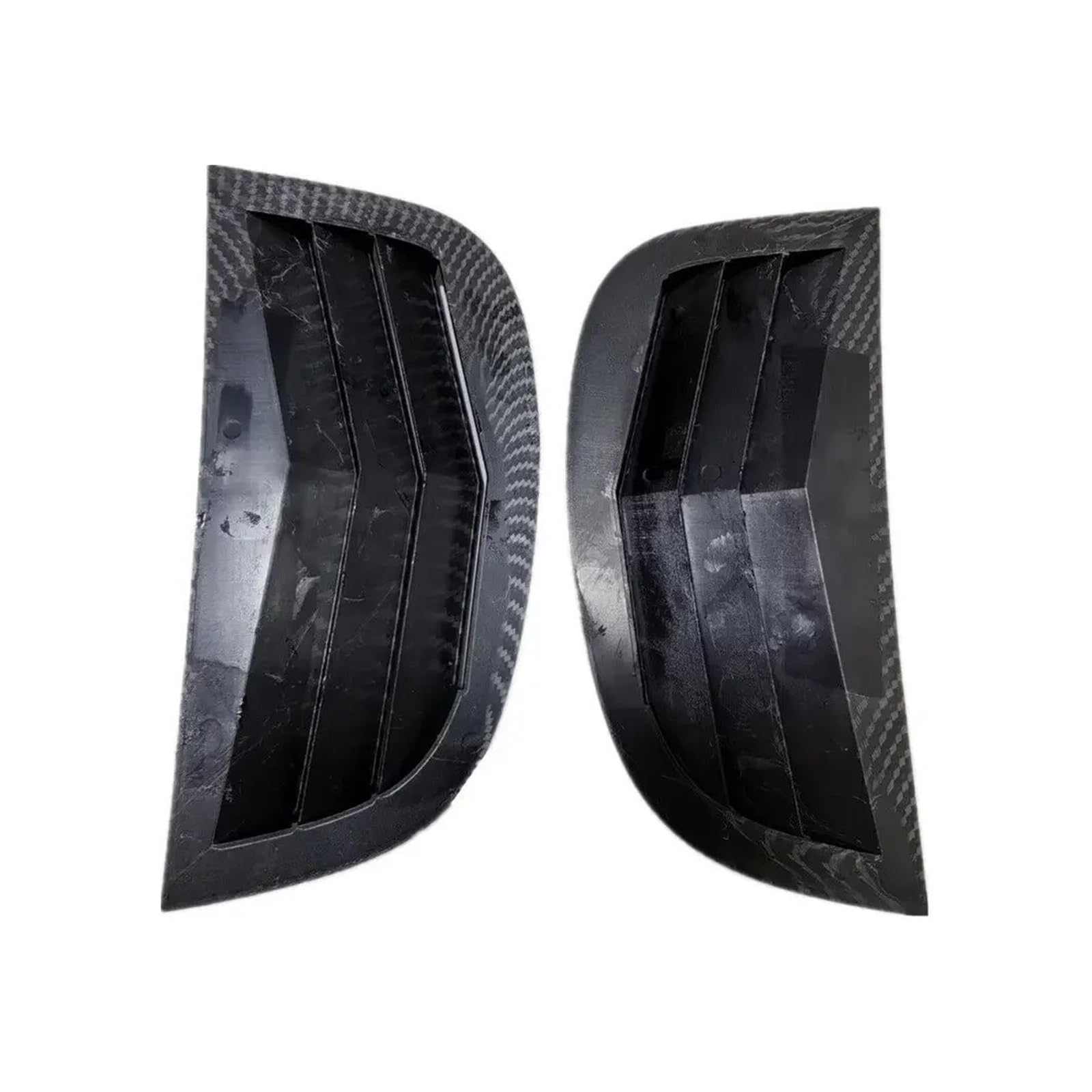 Spoiler Posteriore Per Peugeot 208 2018 2019 2020 2021 2022 2023 2024 Auto Posteriore Persiana Finestra Laterale Copertura Adesivo Vent Scoop Carbonio ABS Spoiler Sul Tetto(Gloss Black)