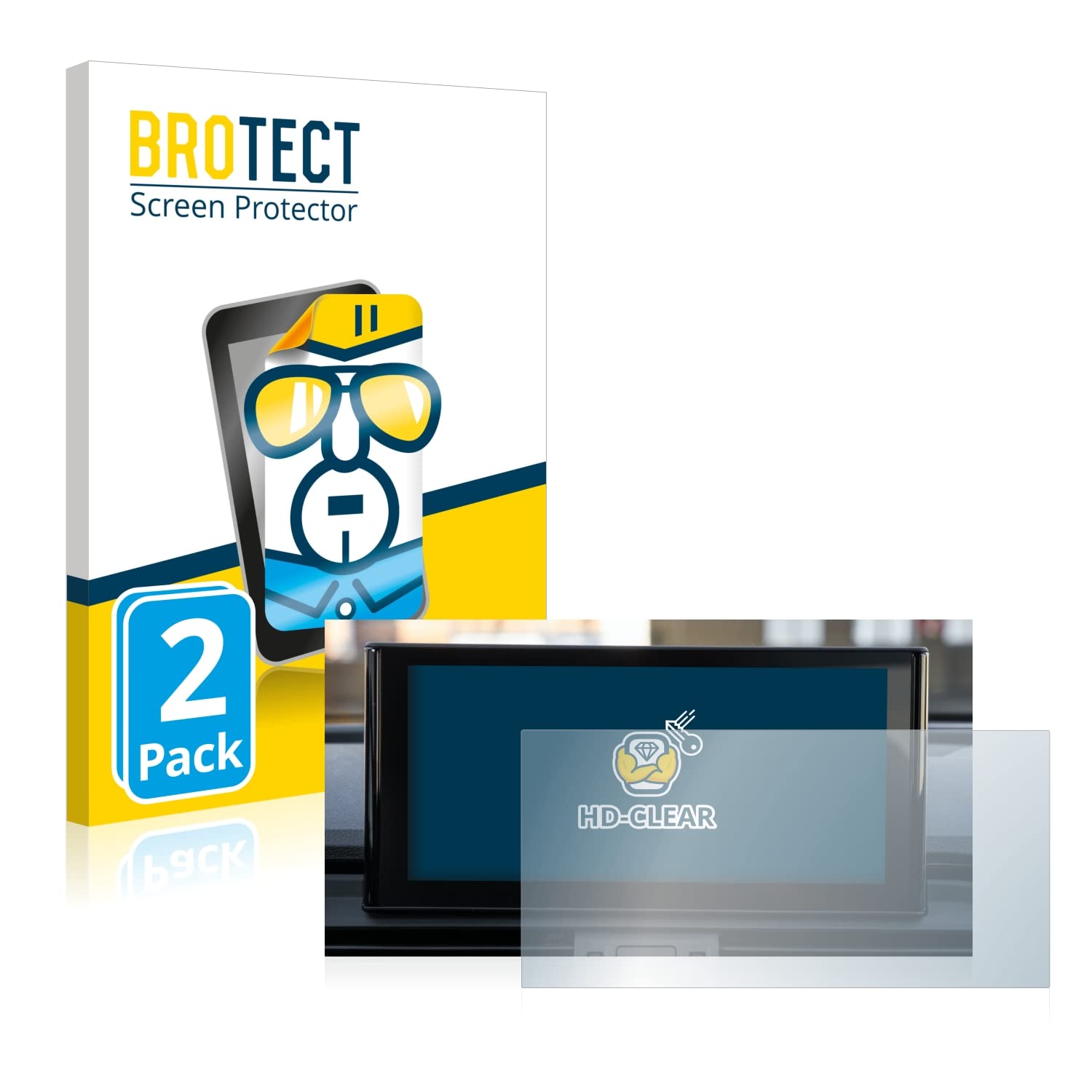 Brotect Pellicola Protettiva Per Biegedy B25 10.1" – 2 Pezzi Trasparenti Anti-impronta