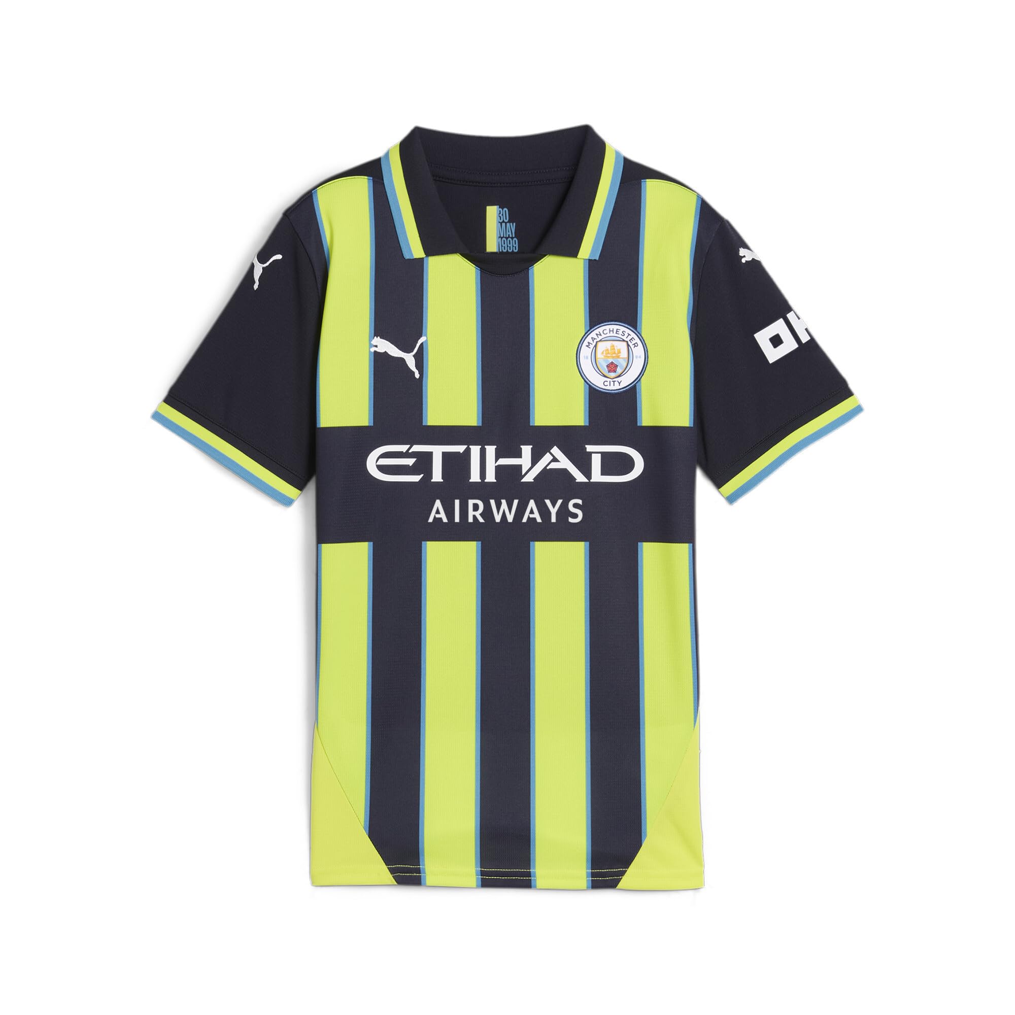 Puma Manchester City 24/25 Kids Away Shirt Yellow