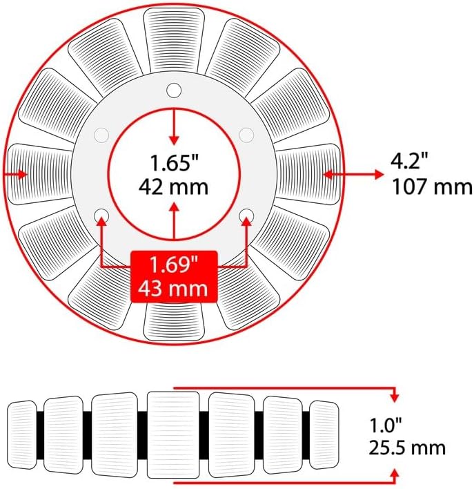 #US Replacement Parts Magneto Stator for Honda 31120-Hp5-A51 31120-Hp5-601 (diep#1725-39560)