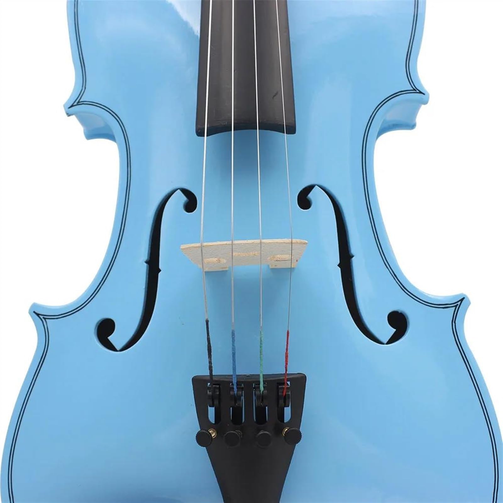 violino per principianti Violino 4/4 Pannello In Acero Musica Per Principianti Violino Blu Adatto Per Lezioni Di Musica Ornamento Per Studio Con Accessori (Color : Blue Violin)