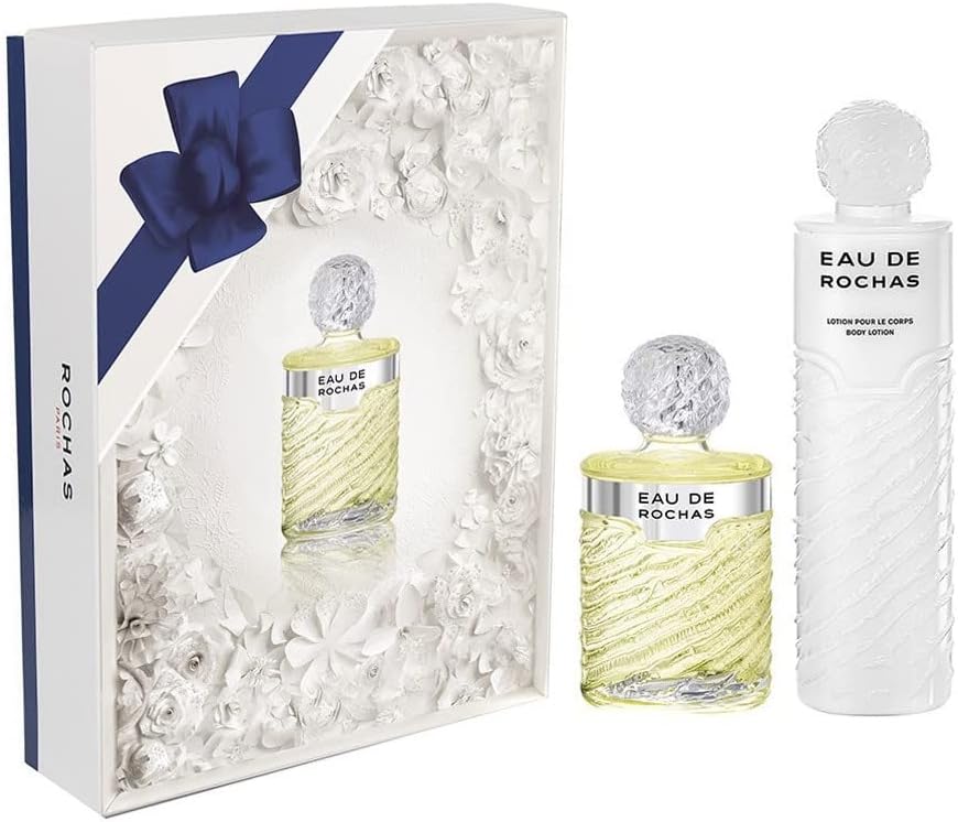 Rochas Eau De Toilette Gift Set For Women, 200 ml, 2-Piece