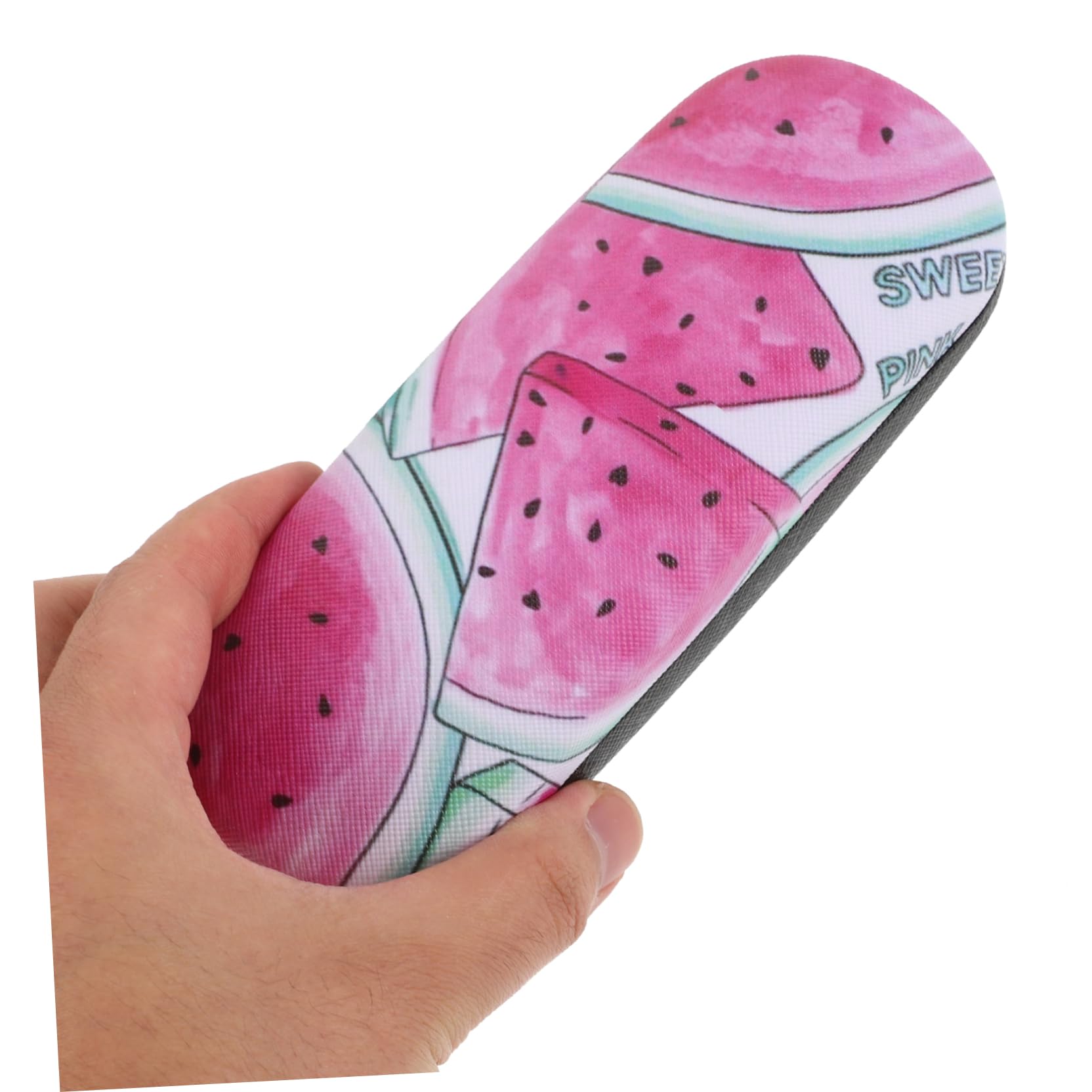 VANZACK Custodia Occhiali Leggera con Design Fetta Anguria Scatola Portatilper Sole e Occhiali Perfetta per Facile per Viaggi