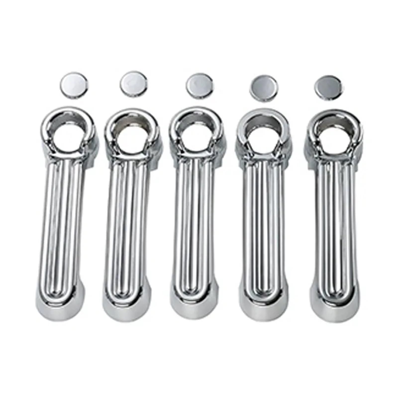 BQWYEDPL Fit for Jeep Fit for Wrangler Rubicon 2007-2012 Door Door Bowl Handle Accessories Car Door Latch Handle(Electroplating)