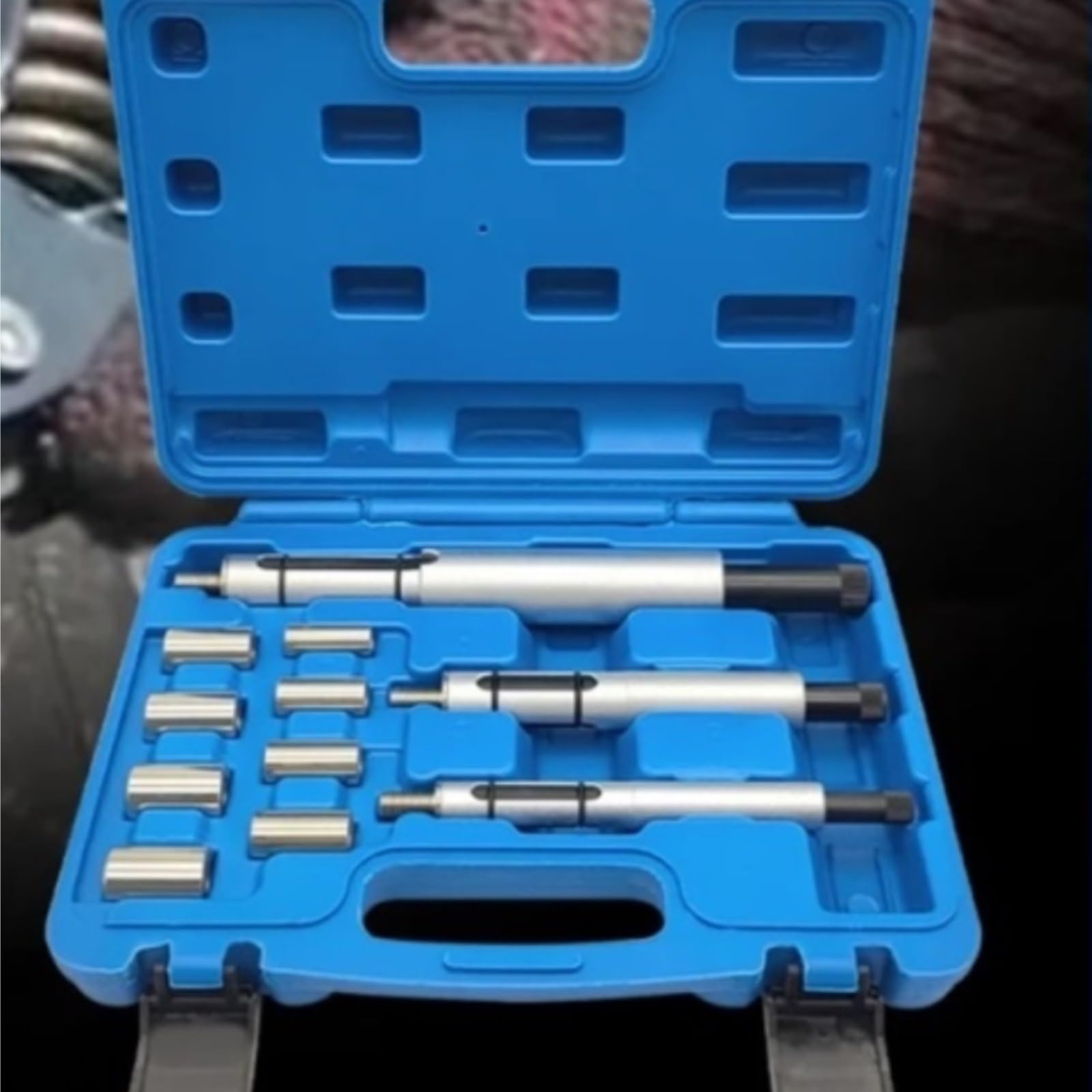 herramienta centrado embrague Herramienta Calibración Embrague Automóvil Kit Alineación Eje Central 11 Piezas Placa Instalación 3 Ejes Extracción Reemplazo Transmisión Del Cojinete Manual