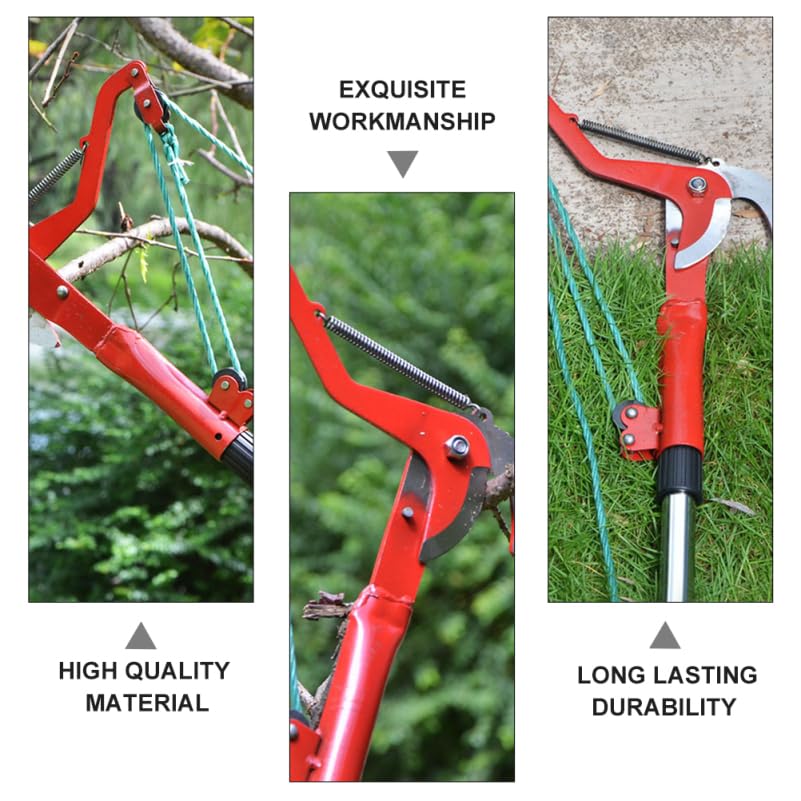 Tijeras de podar Angoily con cuerda 1.5 m para ramas altas miniatura 7