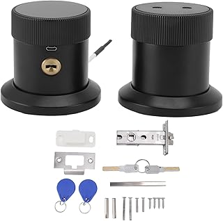 Ruiqas Lock Zinc Alloy Round Shaped ligent Finger Pas Single Tongue Peep Door Lock1 Lock ligent Lock Digital Door Lock Digital Door Lock Round Lock Finger Lock Digital Door Lock Finger Lock ligen