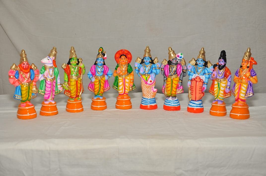 Gp decors DASA AVATHARAM Set 10 Dolls (B07WCPV7WN) Amazon Price History, Amazon Price Tracker