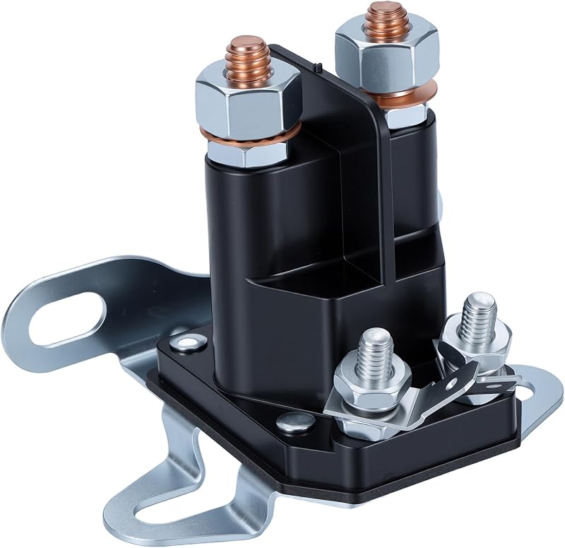 Lawn Mower Starter Solenoid 12V 145673 146154 532146154 | fits Poulan, Craftsman, Husqvrana, replaces 532145673, 532109081, 532109946, 178861, 892-1221-210, 894-1221-210, 4-Post