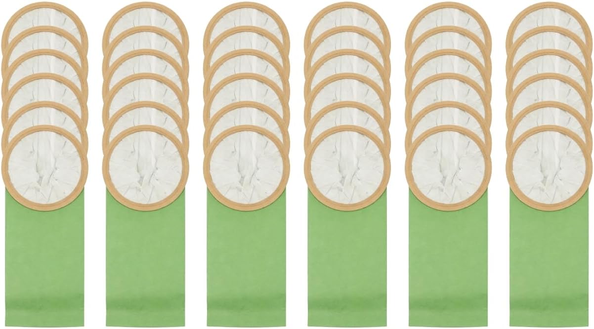 Nispira Replacement Vacuum Bags for ProTeam 100331 – 10 Quart Backpack Vacuum Filter Bags Compatible with CoachVac, Super CoachVac & MegaVac – Micro Filtration Commercial Vacuum Bags, 24 Pack