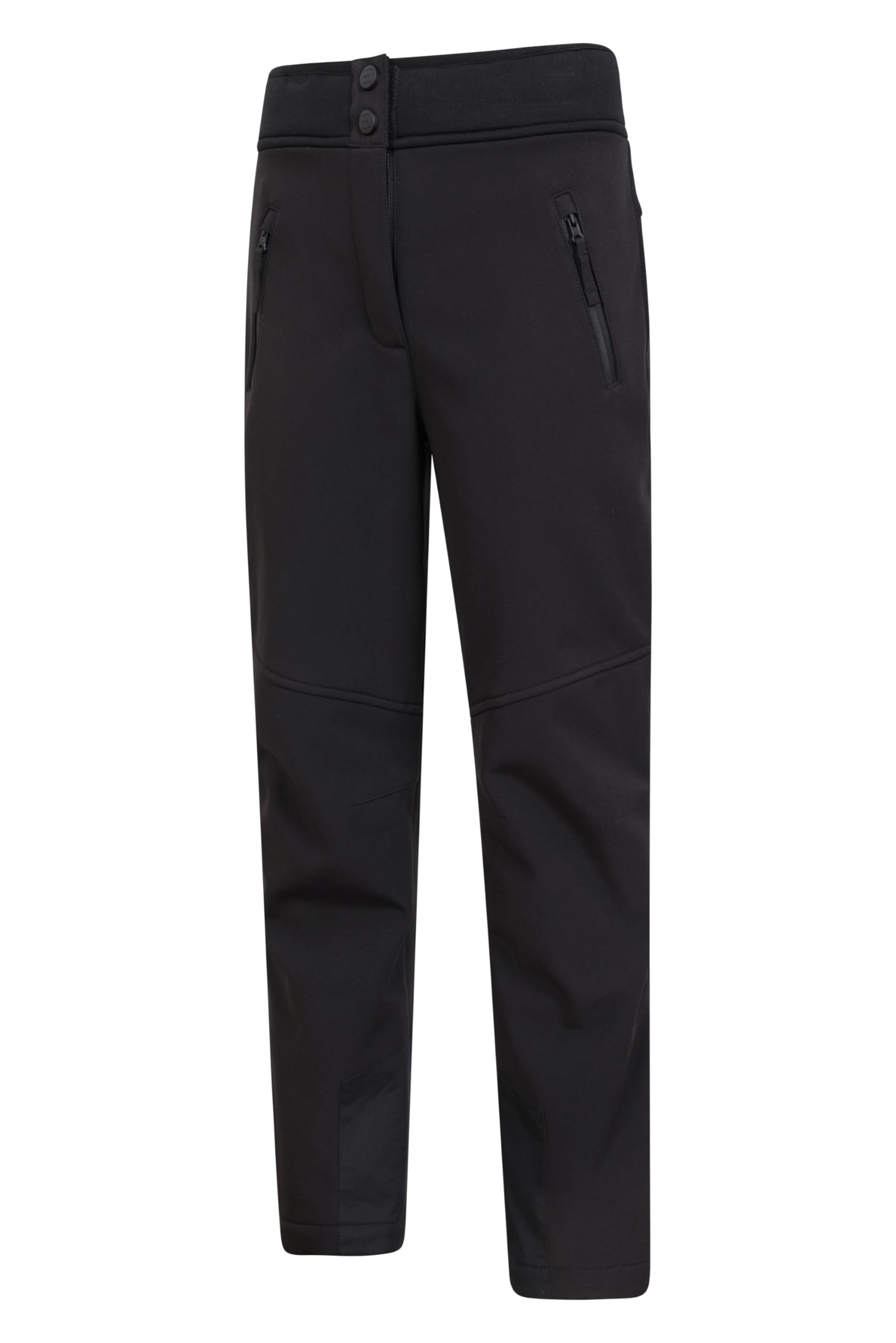 Mountain Warehouse Swiss Pantalon de Ski Softshell pour Enfant - Pantalon doublé Polaire, Protections Contre Les éraflures et guêtres à Neige - Idéal pour Le Ski