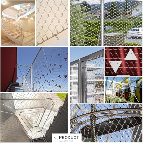 Éviter les chutes de balcon avec le treillis métallique durable flexible - 6