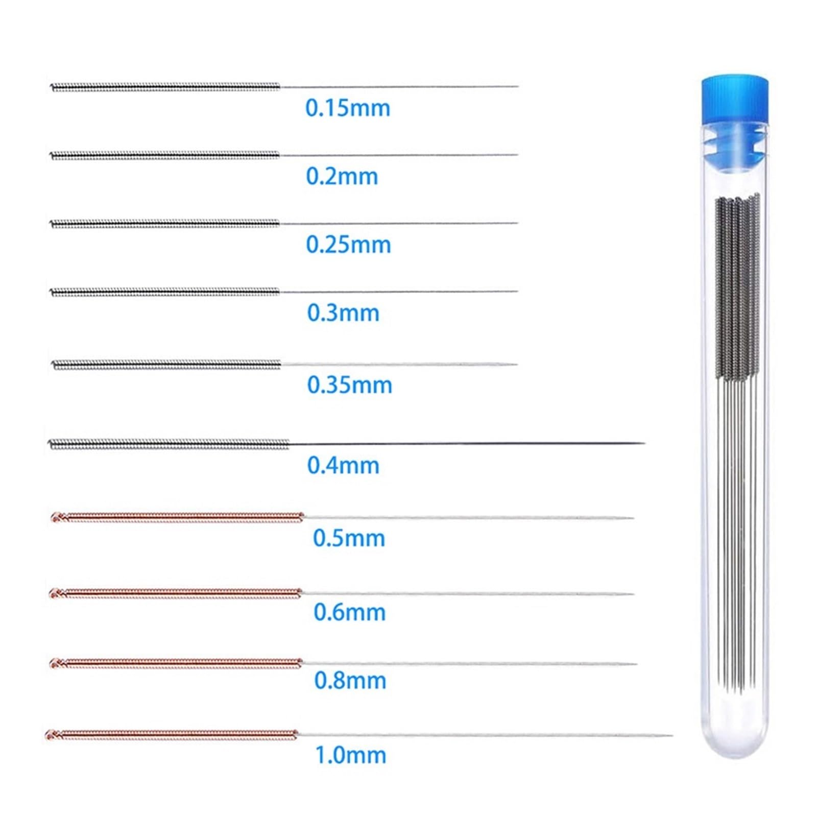Kit d'aiguilles de nettoyage imprimante 3D, 0,2-1, mm