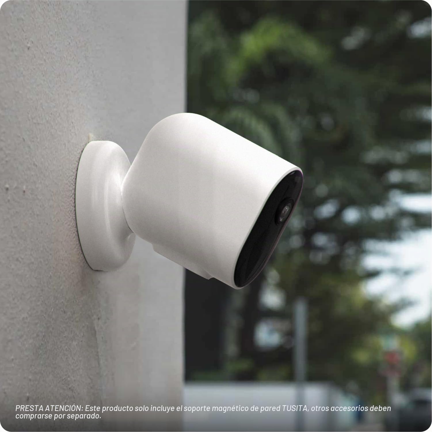 TUSITA Soportes de Pared Magnéticos Compatibles con Arlo Pro 5S 2K, Pro 4, Pro 3, Ultra 2, y Ultra Cámaras, 2 Pieza
