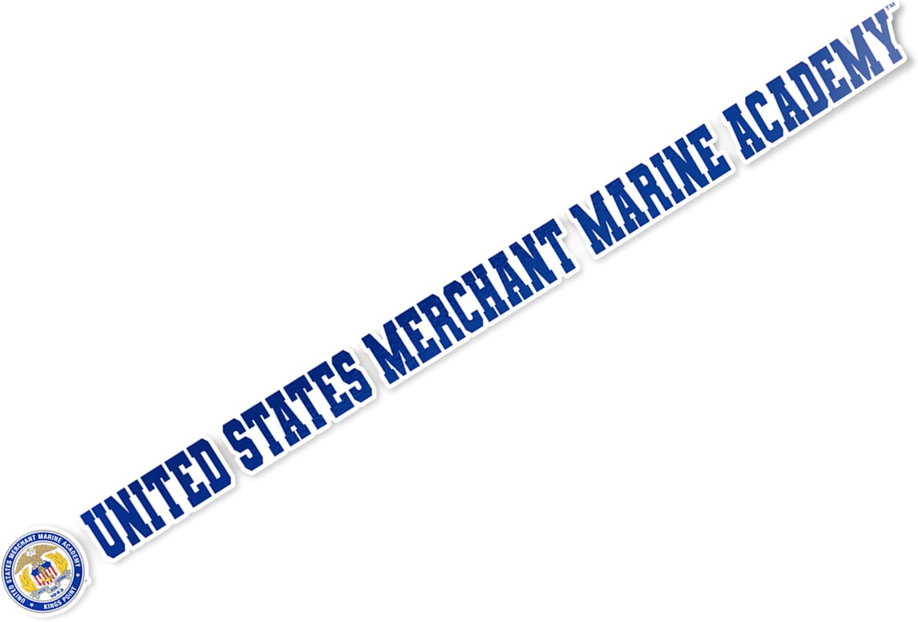 United States Merchant Marine Academy Name Logo Vinyl Decal Laptop Water Bottle Car Scrapbook (15 Inch Sticker)