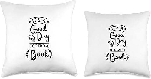 Miniatura 3 de jovy fits Its A Good Day - Almohada de regalo de lectura para amantes de los libros 16 x 16 pulgadas multicolor