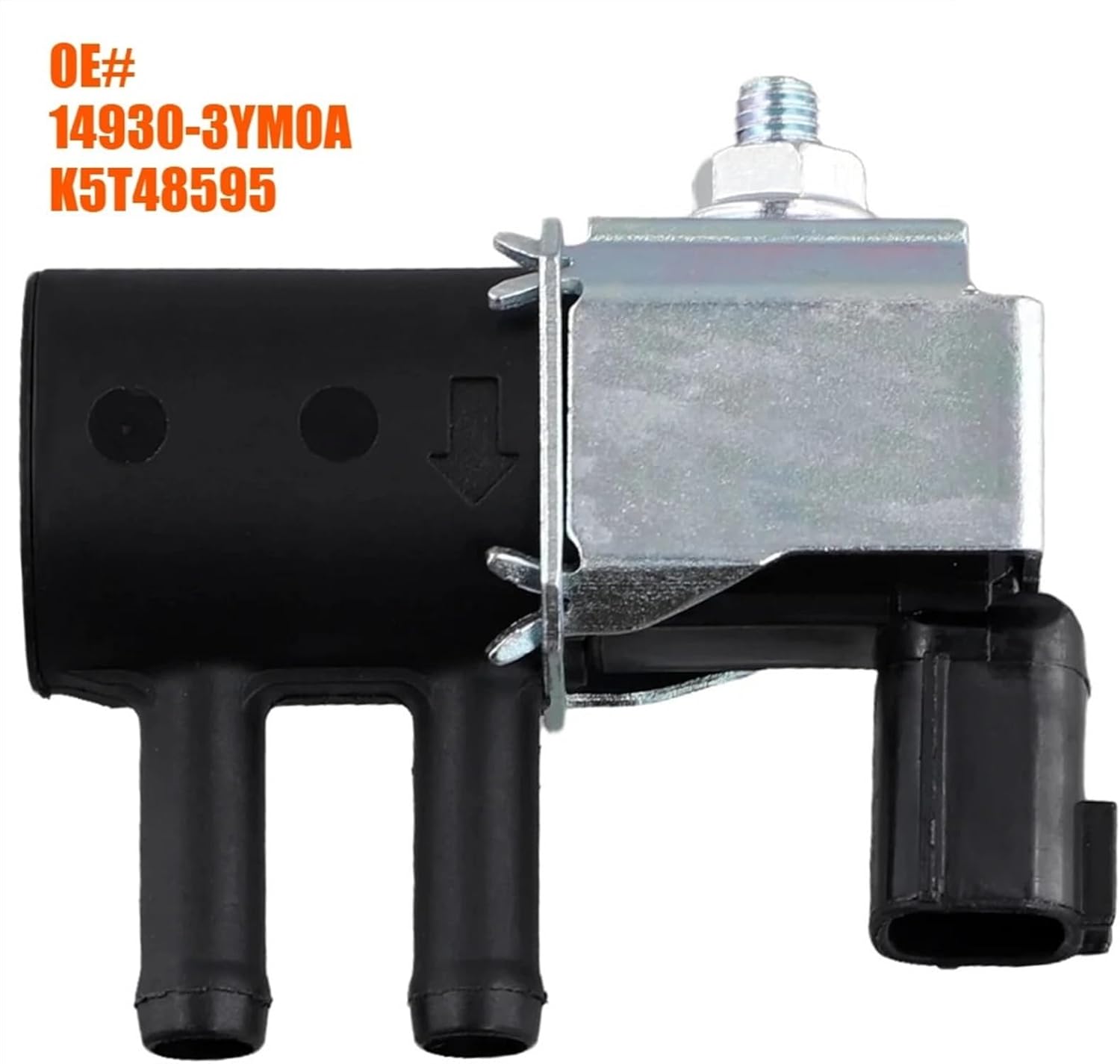 Car Carbon Canister Solenoid Valve 14930-3YM0A K5T48595 Compatible With NISSAN Altima Juke Kicks Sentra Purge Control Solenoid Valve