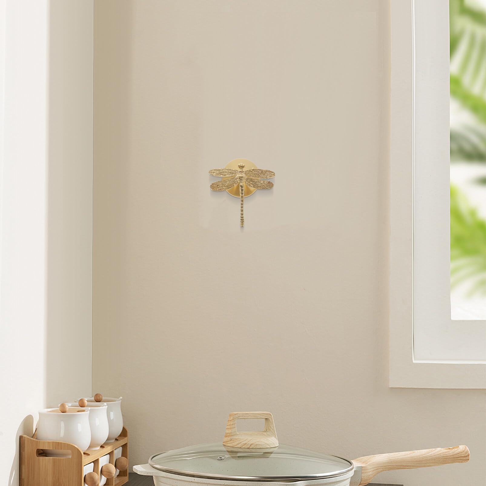 STOBAZA 4pièces Lot De Crochets Muraux Adhésifs Double Pour Serviettes Et Vêtements Salle De Bain