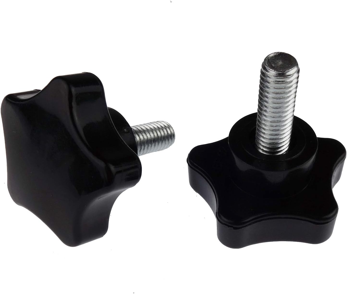 Kasteco 2 Pack Black 8mm(M8) Thread Replacement Star Hand