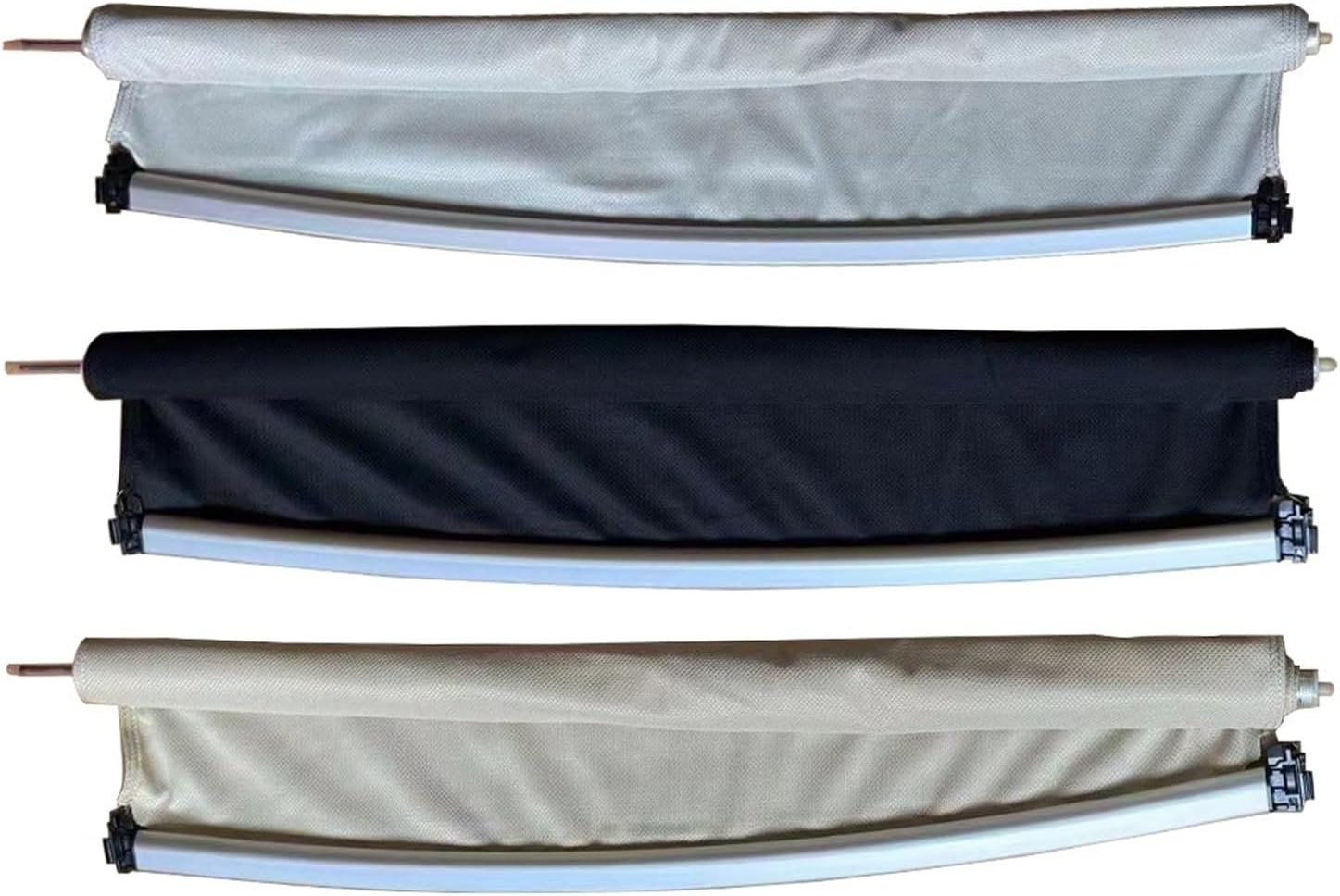 Car Panorama Sunroof Sunshade Curtain Cover Assembly Compatible For Volvo V60 S60 XC60 2009 2010 2011 2012 2013 2014 2015(GRAY)