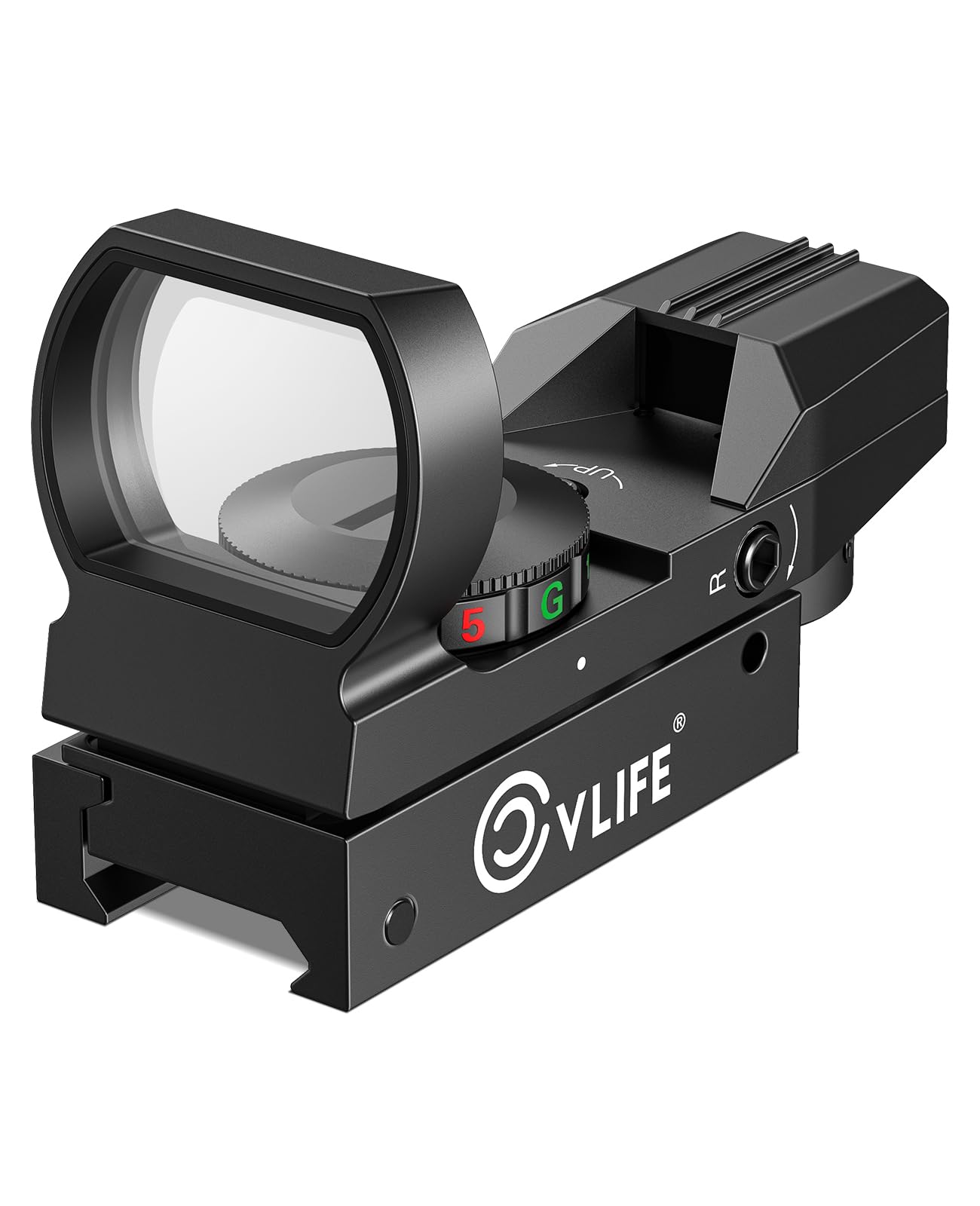 CVLIFE FoxSpook 1X21X31 Motion Awake Multi-Reticle Green & Red Dot Sight | 4 Reticle Refl…