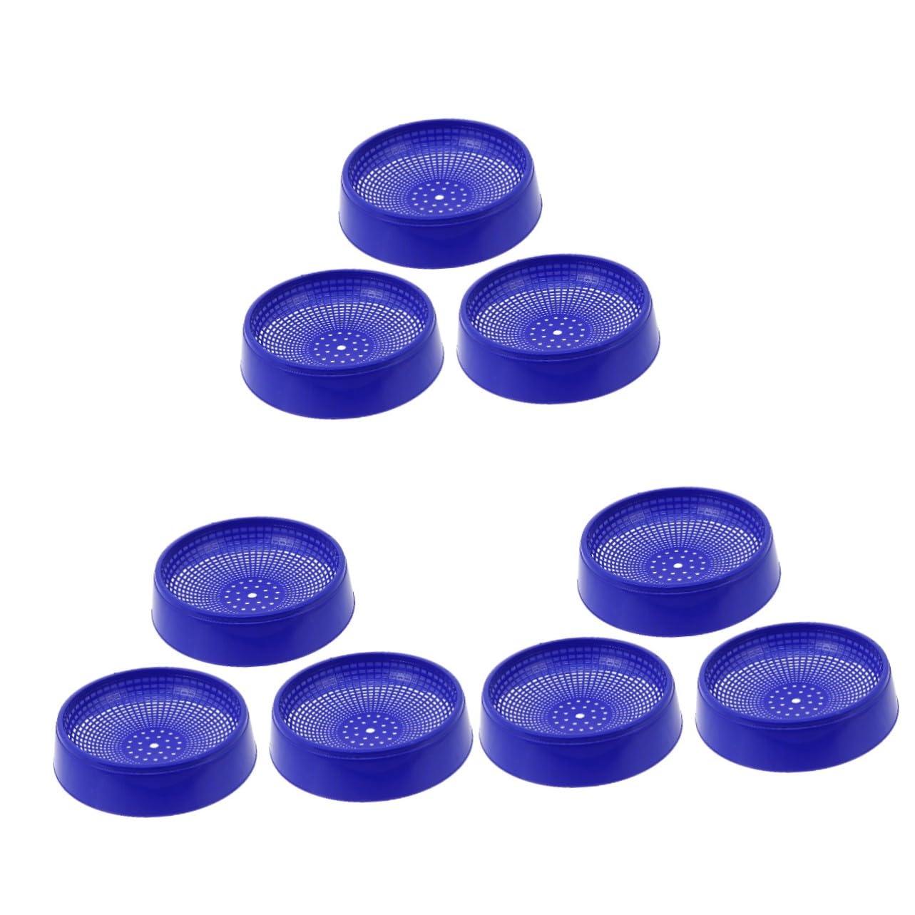 VICASKY 9 Pièces Nid de Pigeon Plastique Bassin pour et Élevage Oiseaux Nid Confortable pour Pigeons et Accessoire pour Animaux de Compagnie