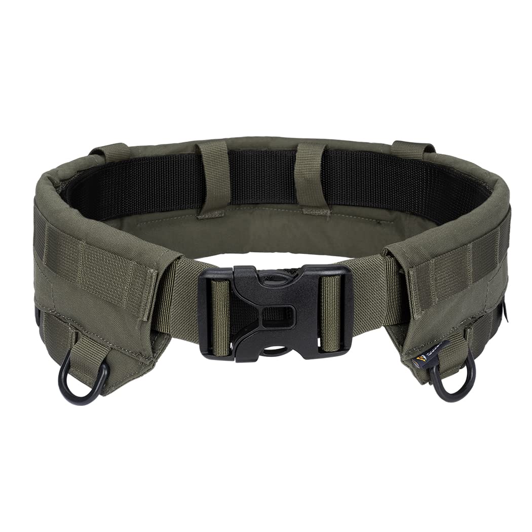 IDOGEAR Cinturón Táctico Cinturones de Combate Molle de 2" con Cinturón Interior de 1,75" Cinturones de Hebilla de Metal de Liberación Rápida de Batalla Gancho y Bucle Ajustable