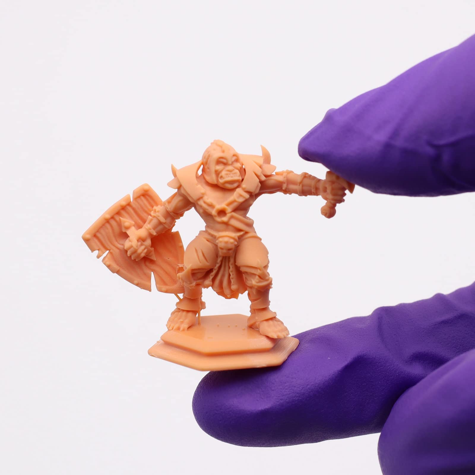 RESIONE M70 Hohe Präzision 3D Drucker Resin, LCD MSLA UV-härtendes Resin 405nm Standard Geruchsarmes starres Photopolymer Kunstharz Flüssige für LCD 3D Druck Lachs (1000g)