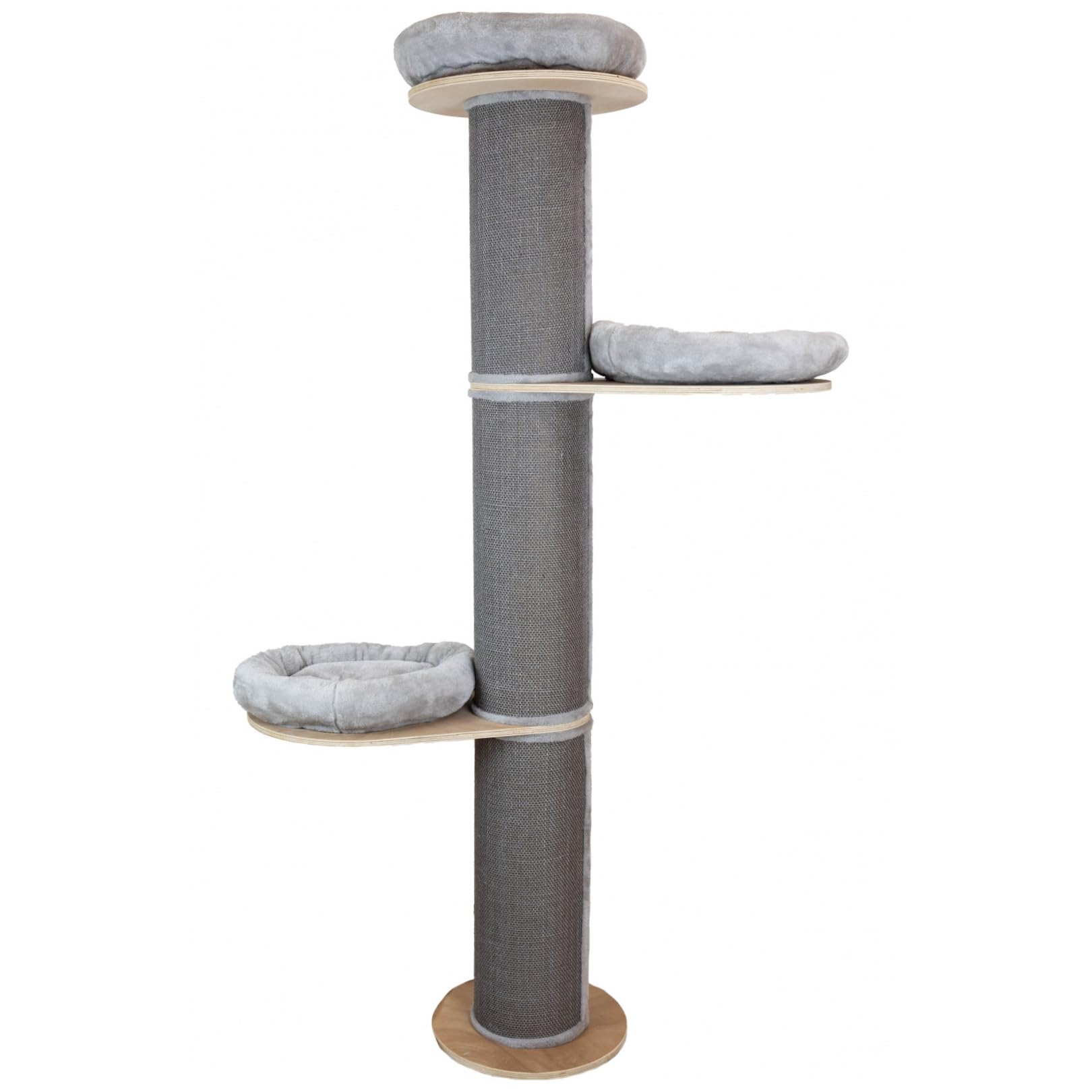 RL24 - Kratzbaum XXL K2 – Katzenbaum – Grau – Höhe 187 cm