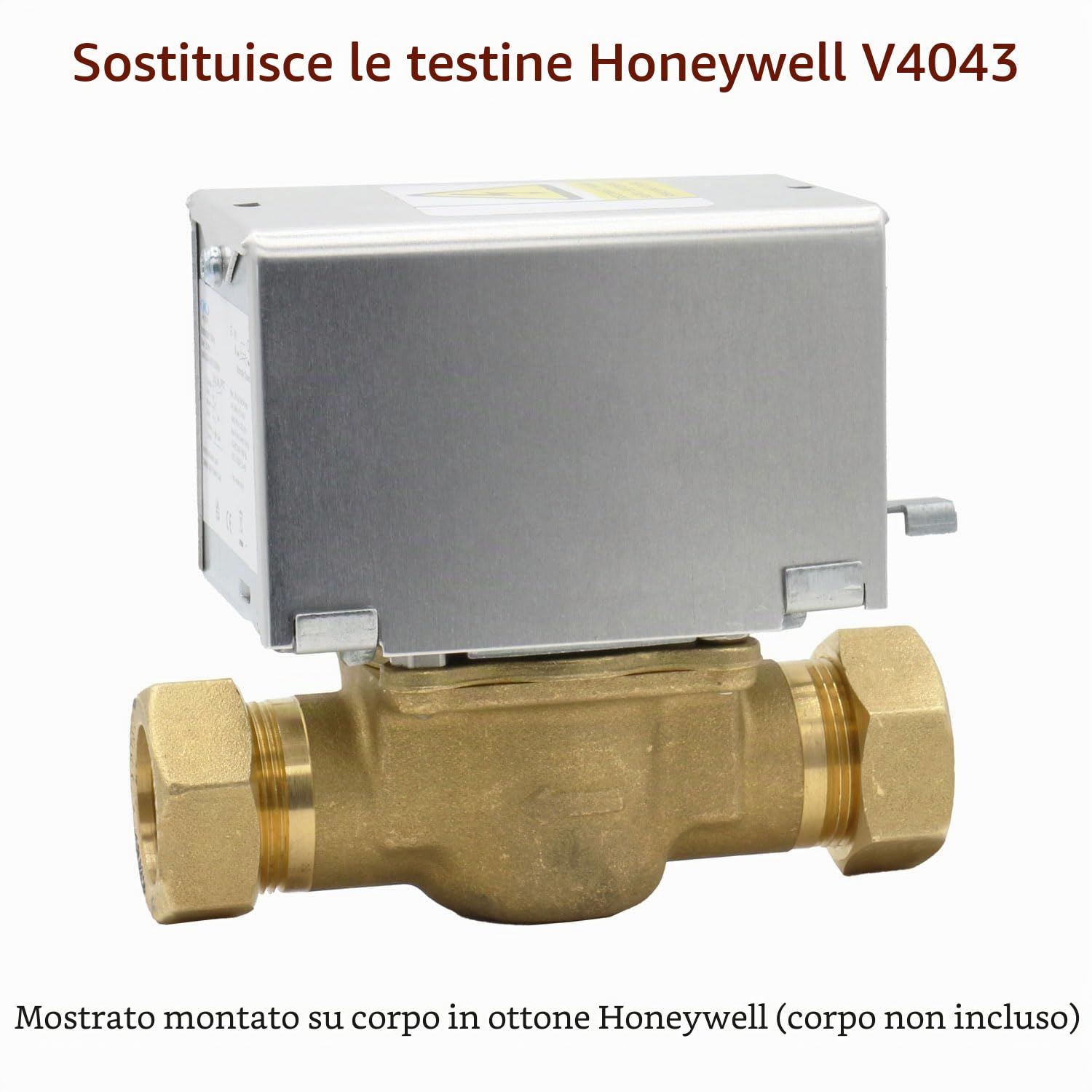 Attuatore a 2 porte di ricambio diretto per attuatore motorizzato Honeywell a 2 porte V4043H V4043H1056. Adatto per 22 mm 28 mm 1/2" 3/4" 1"