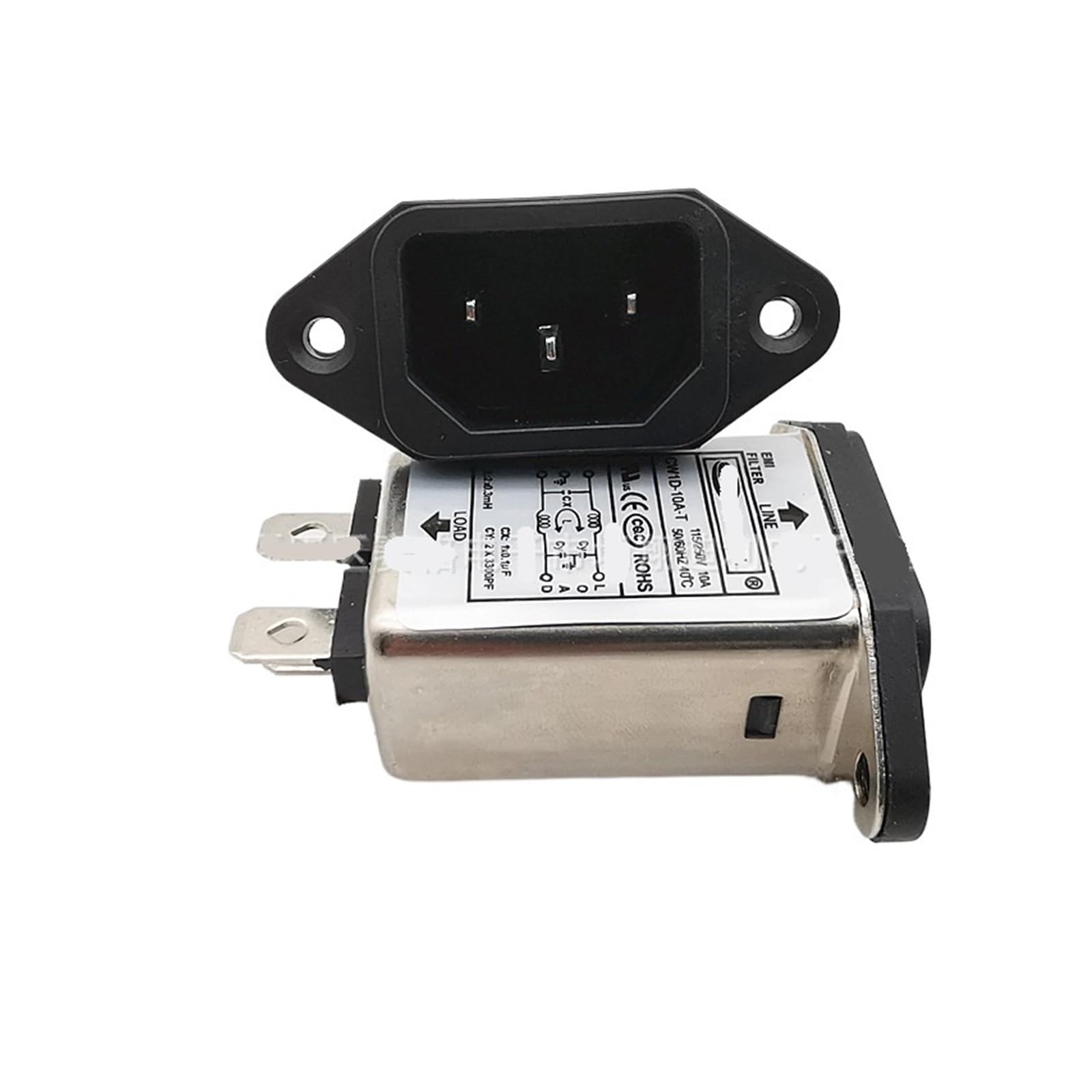 Filtro de potencia monofásico CW1D contra interferencias 220V