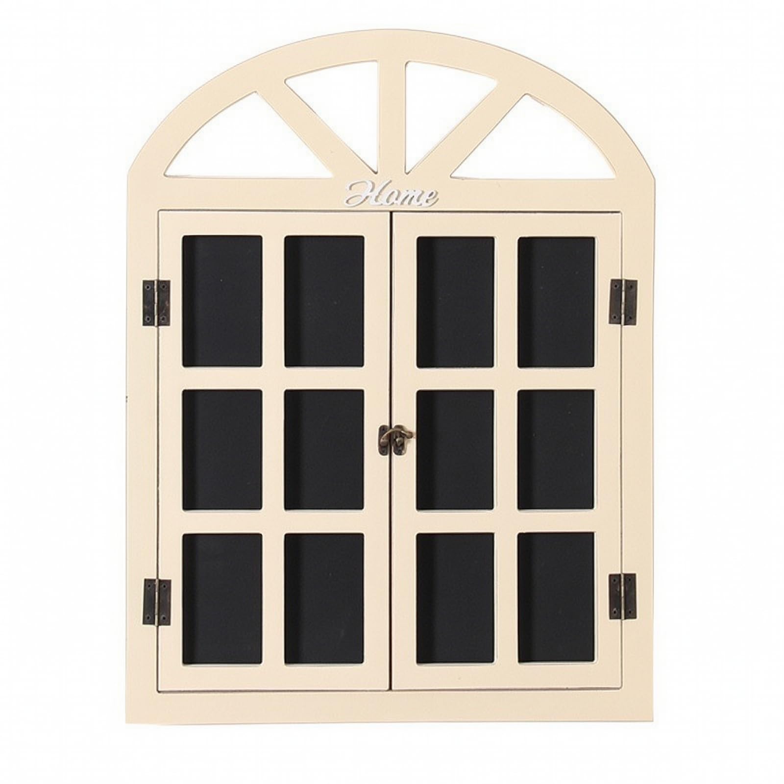 rockible Lavagna a Forma di Finestra Elegante | Lavagna per Gesso, Leggera, Decorazione, Bar, Beige