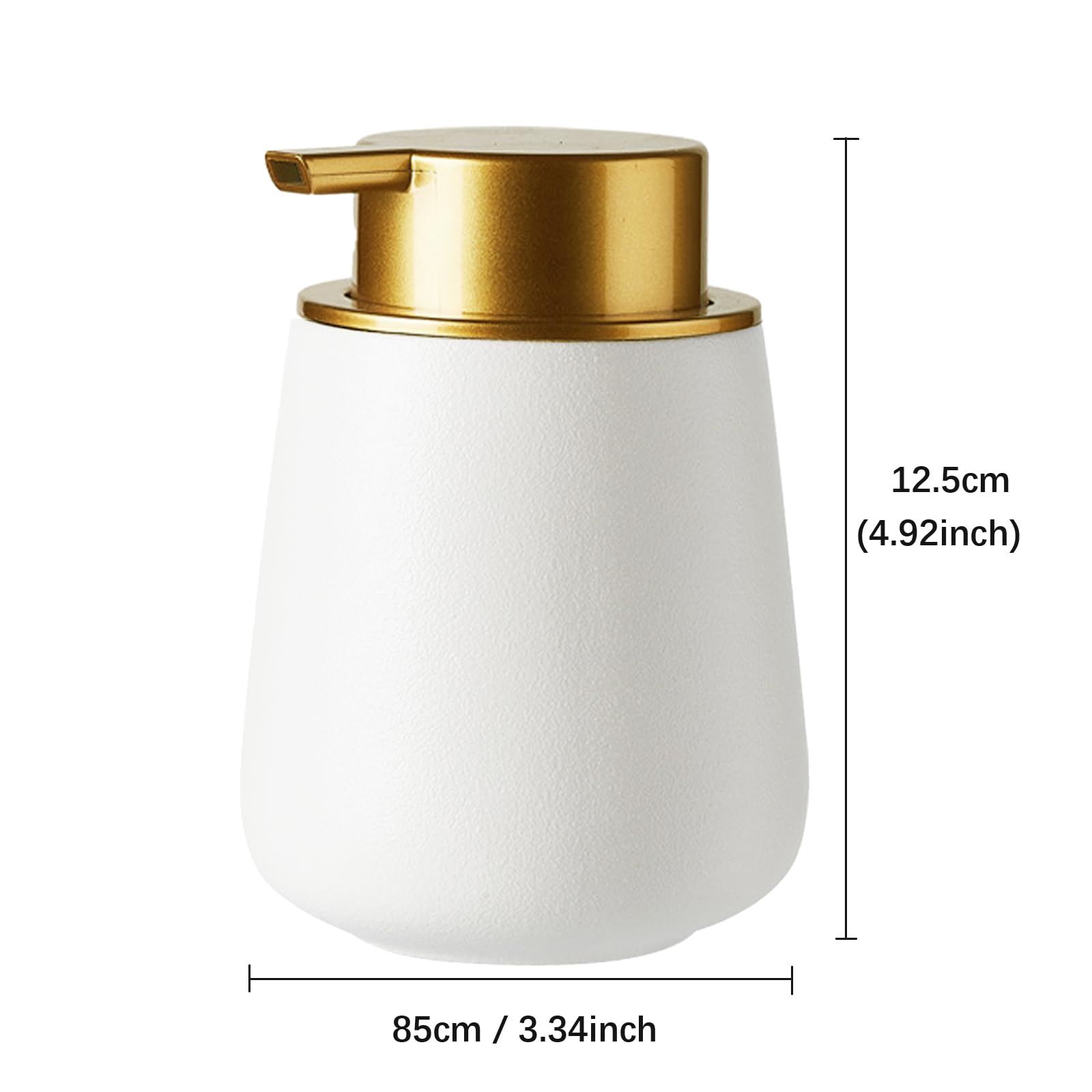 Dispenser di sapone per le mani schiumogeno in ceramica