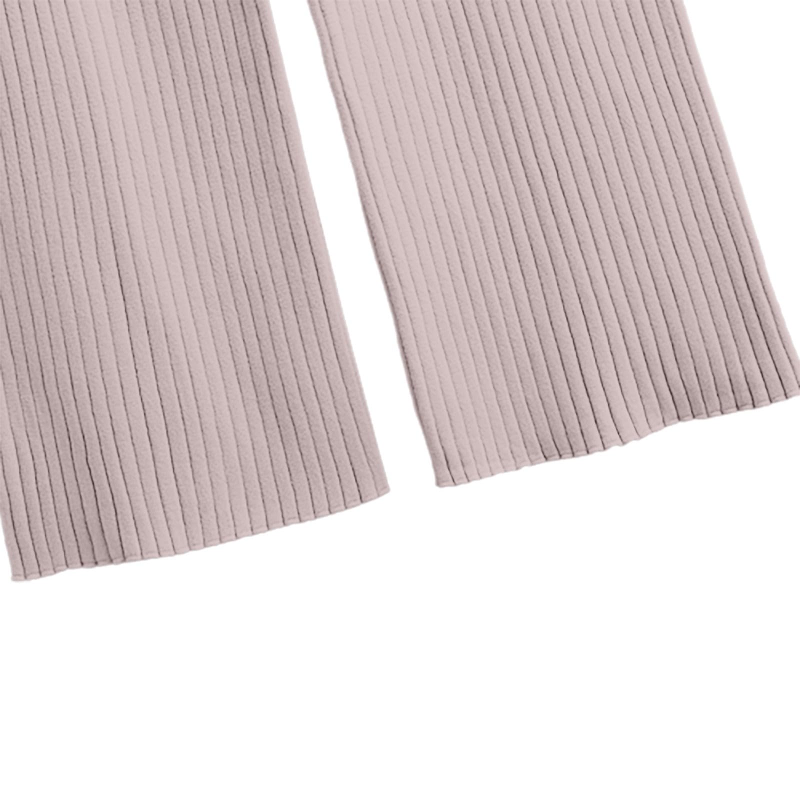 Set Coordinati In Maglia Donna Completi Elegante Casual Leggera Sportswear