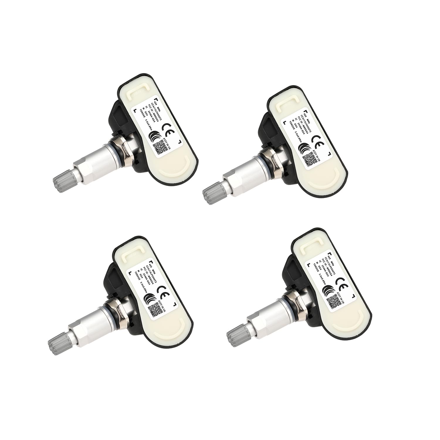 4 tlg. TPMS Sensor RDKS Reifendrucksensor Reifendruckkontrollsystem 433 MHz Kompatibel mit Mercedes Benz C CLA GLC CLS E S GLE-Klasse W176 W205 C207 W212# A0009050030 A0009057200