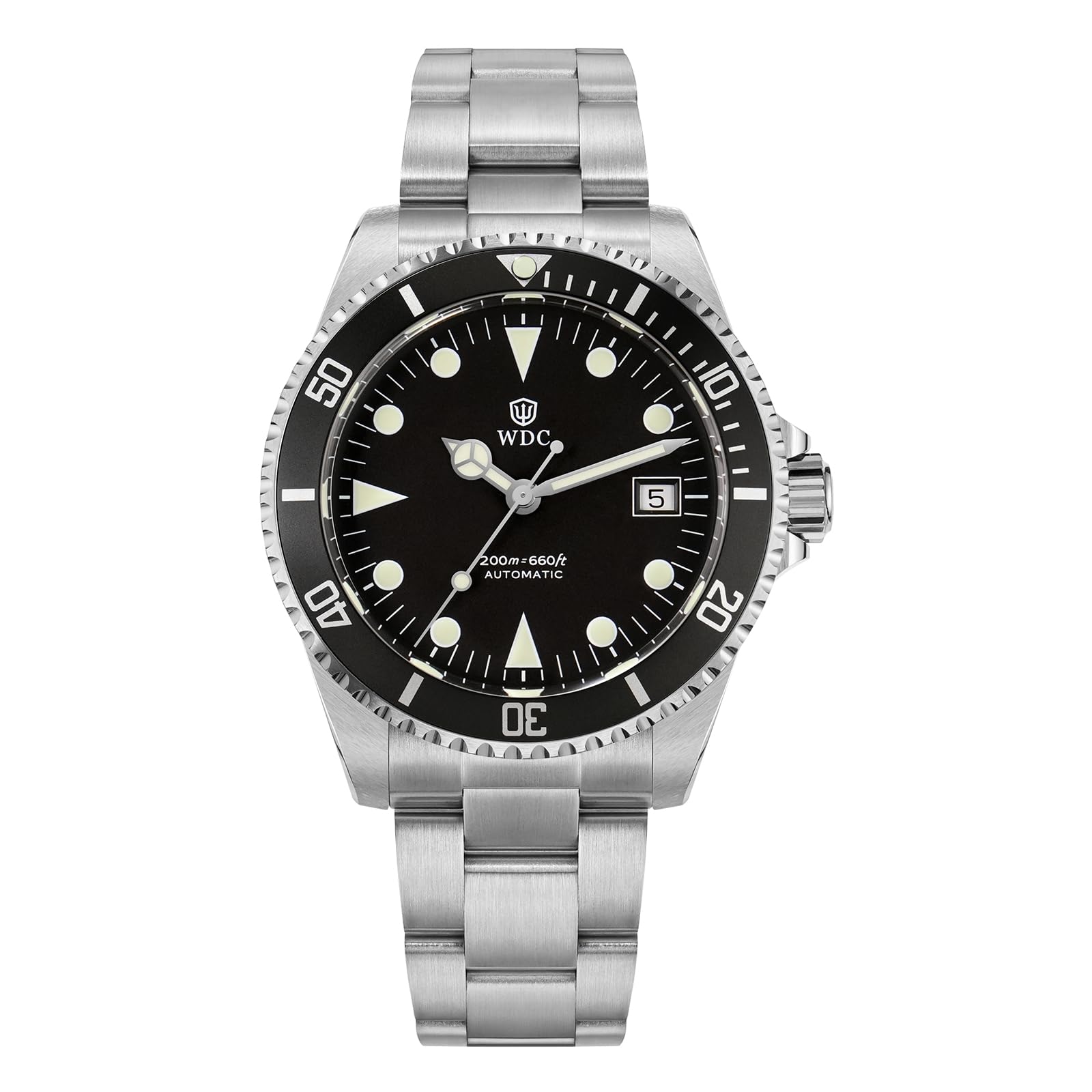 watchdives WD5513P Vintage Sub Taucheruhr für Herren, PT5000 PT5004 Automatik Mechanische Luxus Taucheruhren, 40,7 mm Gewölbtes Saphirglas Armbanduhr, 20 Bar wasserdichte Taucheruhr