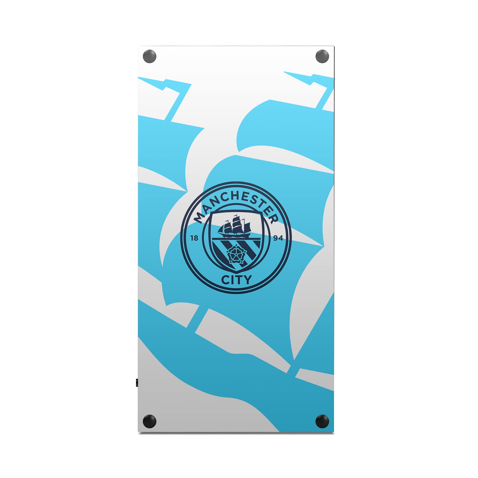 Head Case Designs sous Licence Officielle Manchester City Man City FC Badge Navire Art du Logo Vinyle Autocollant De Jeu Peau Autocollant Compatible avec Xbox Series X Console and Controller Bundle
