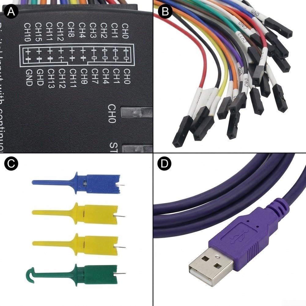 Débugger USB 16 Voies pour Électronique et PC