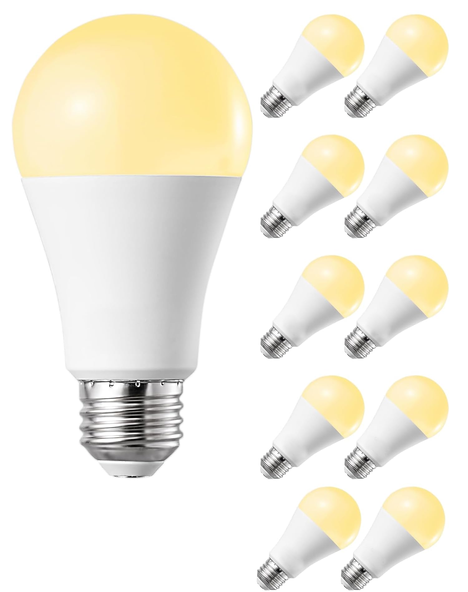 Super Bright 15W E27 LED Light Bulbs, A70, 1500lm, Light Bulb, 220-240V Non-Dimmable, Pack of 10, 2 Year Warranty (10, Warm White 3000K)