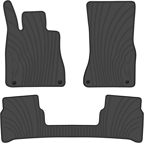 Miniatura 11 de Alfombrillas de Piso de Automóvil Ajuste Personalizado para Mercedes Benz GLK 350 2010-2015 Goma Negra Protección Todo Clima Forros de Piso