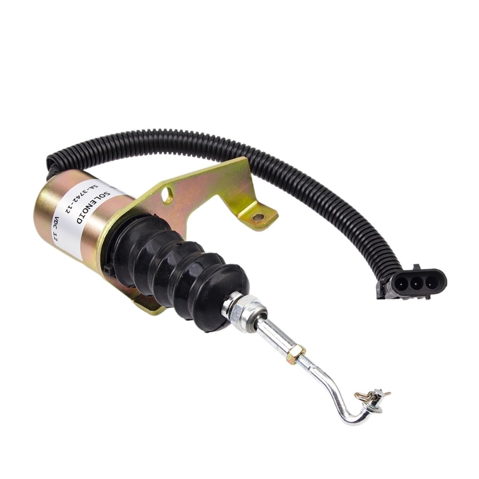 BALYDLUL 3974947 3932017 Engine Stop Solenoid Valve 1751ES SA-3742-12 Fuel Shutdown Solenoid Switch(24V)