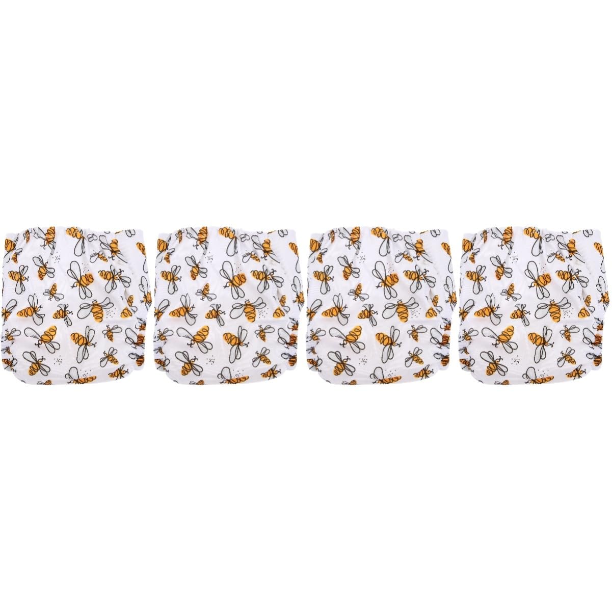 BESTonZON 4Pcs Lavables Para Bebé Ventosas Lavables Para Bebé Recién Nacidos Pantalones De Entrenamiento Para Bebés -6T 4T- Para Recién Nacidos
