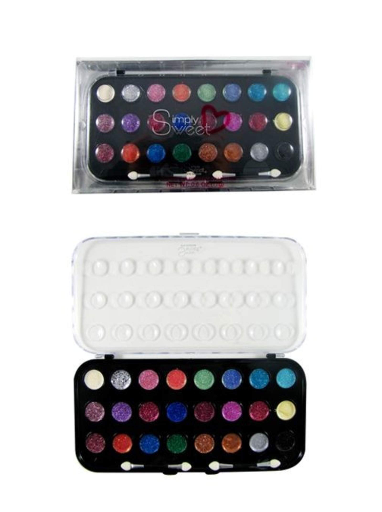 Glitter Eyecream Pallette Cosmetic - 24 Colors, Multi-colored, One size