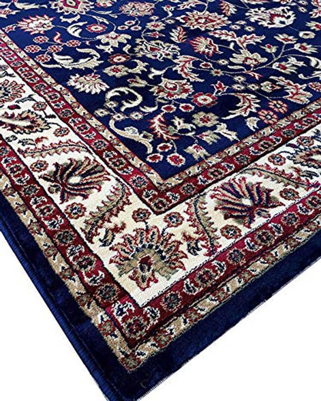 Image of Royal Look Design Soft 4 Feet x 6 Feet Blue Colour Carpets for Home Living Room Bedroom Dining Room