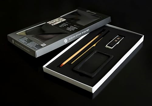 Miniatura 6 de Yasutomo Suzuri Stone Sumi Set (SWS600)