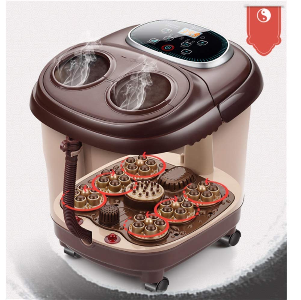 HMTE Masajeador de SPA para pies con Control de Temperatura Ajustable, baño calentado, Rodillos de Masaje