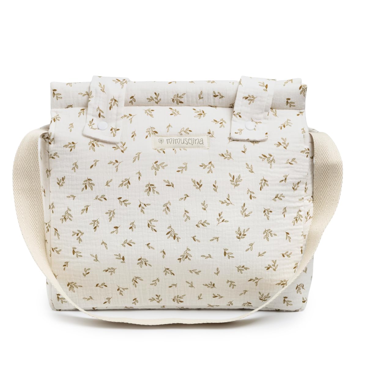 MIMUSELINA | Bolso Panera Carrito Bebe | Bolso Carro Bebe con Diseño Práctico y Funcional | Cierre con Cremallera y Correa Ajustable | Bolso Pañalera Bebe para los Paseos con tu Bebé