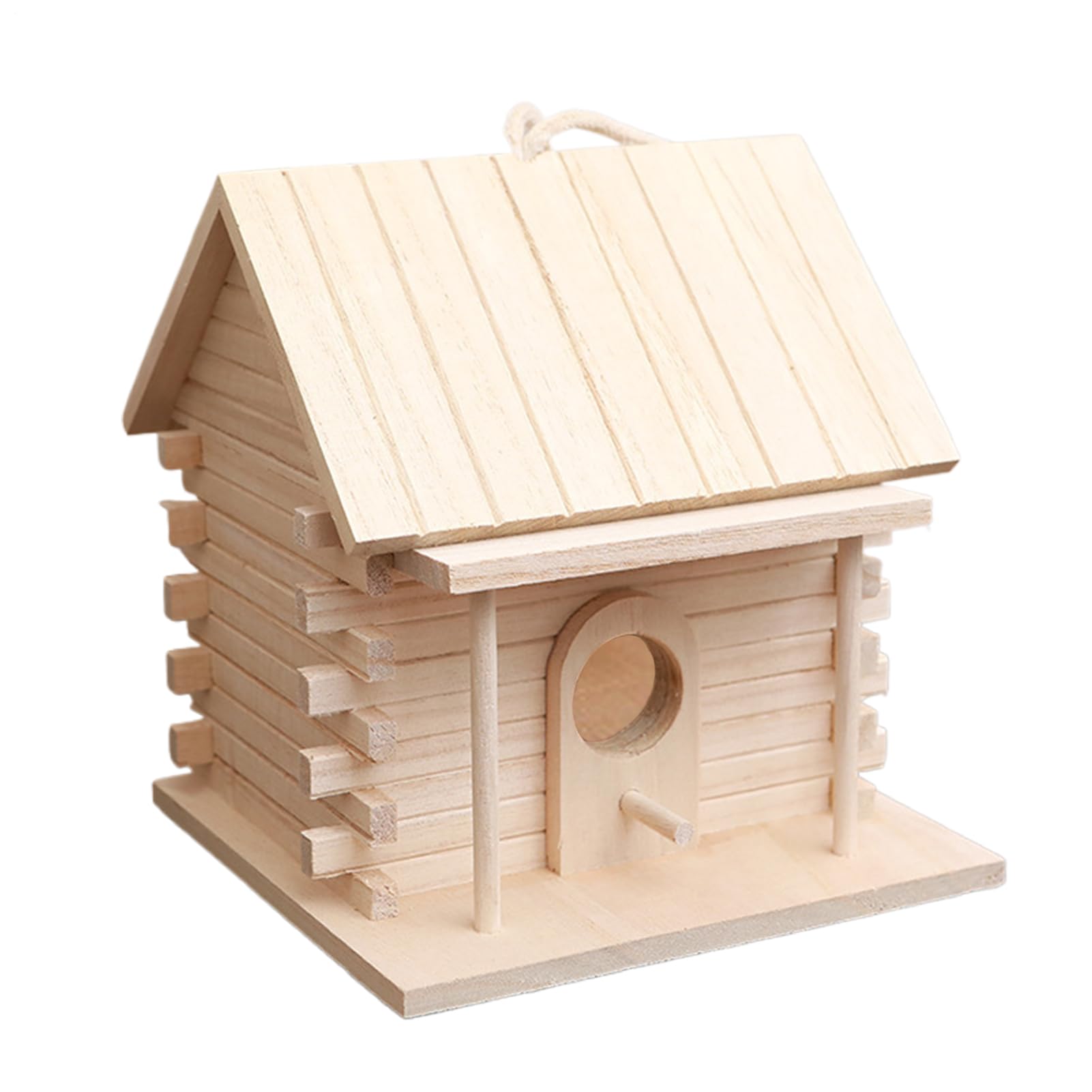 Boîte de reproduction pour perroquets isolante en bois d'extérieur